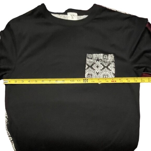 NX3 T-Shirt Side‎ Zips Unisex Sizes AS/AM/AL/ CM/CL/CXL Black & White Print NEW - Picture 15 of 16